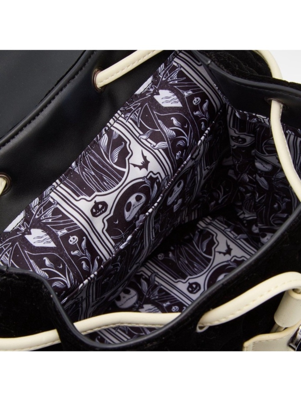 NWT- Loungefly Nightmare before Christmas velvet mini backpack